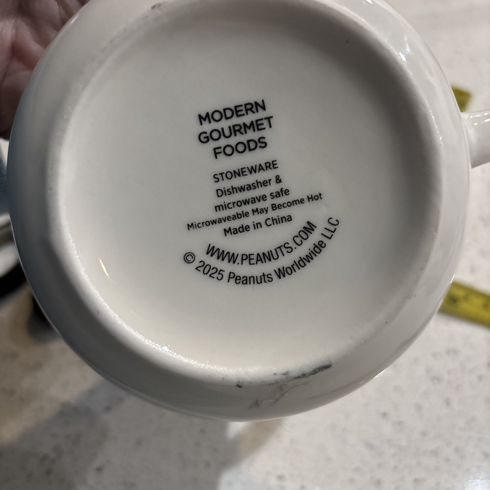 Peanuts Snoopy Cozy & Warm Puffer Jacket Mug Soup Bowl Ramen - Picture 3 of 5